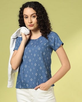 acai Women Printed Relaxed Fit Top-picture-15
