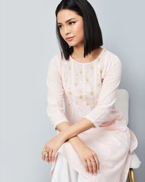 max Women Embroidered Straight Kurta-picture-33