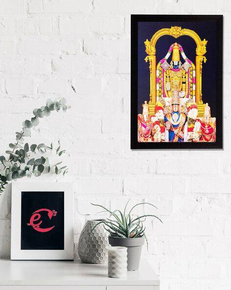 Ecraftindia Lord Balaji Wall Art 14" x 20"