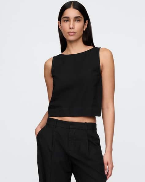 トップス boat neck tanktop Soft Backless Boat Neck Tank Top – Offduty India