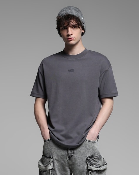 Men Slim Fit Crew-Neck T-Shirt