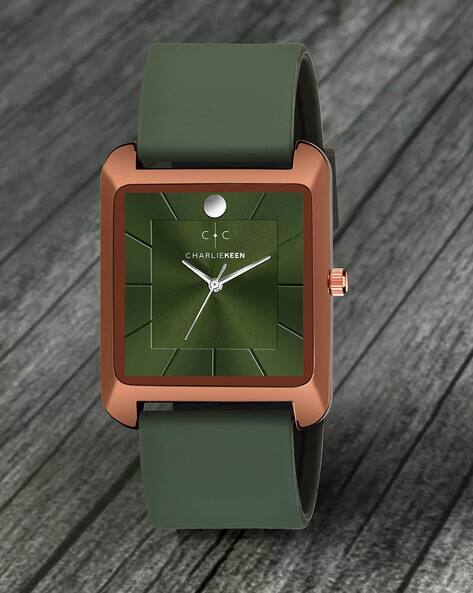 CHARLIEKEEN CC-GSQ008-GRN-GRN Men Analogue Watch