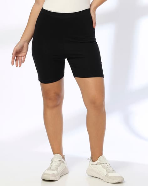 RIO BASIC Women Mid-Rise Slim Fit Underskirt Shorts deal from ajio