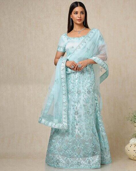 Buy Turquoise Dress Material for Women by SOCH Online