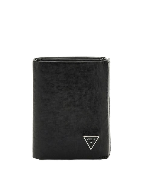 Trifold Wallet Guess Wallets Usa Leather Tri-Fold Wallet With Logo