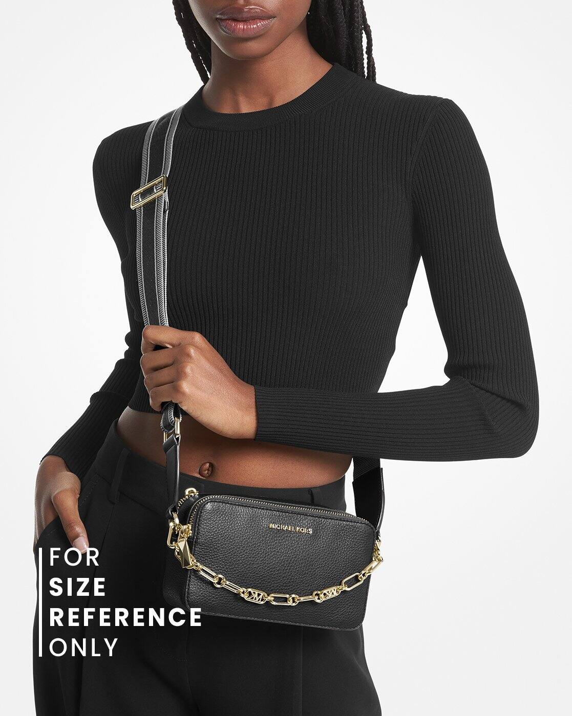 Buy Michael Kors Jet Set Small Pebbled Leather Online | Ajio.com