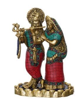 Radha Krishna Handcrafted Antique-image-6