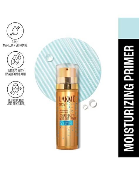 LAKME 9to5 Double Duty Moisturiser & Primer for Long-Lasting Makeup