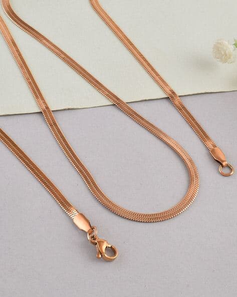 Men Copper-Plated Chain Necklace