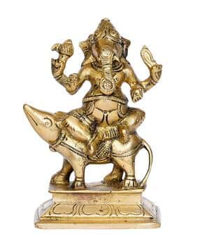 ecraftindia Lord Ganesha Brass Handcrafted Antique -picture-45