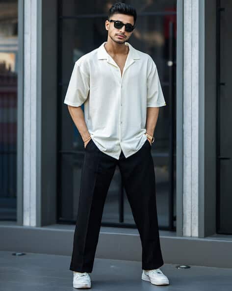 Buy Off White Shirts for Men by Maniac Online