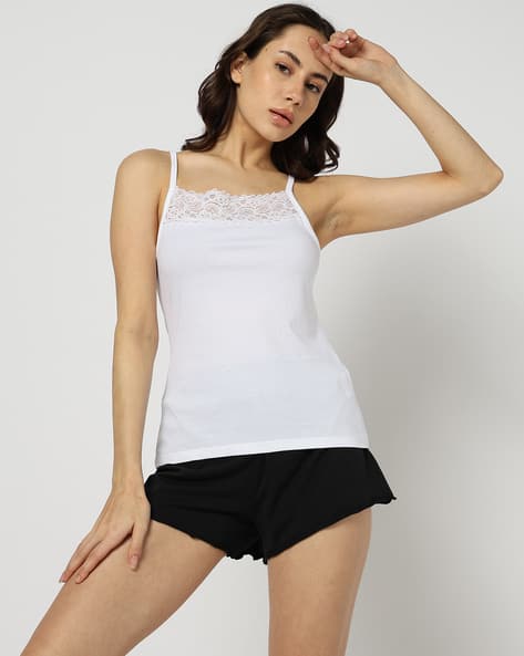 Women Lace Square-Neck Camisole