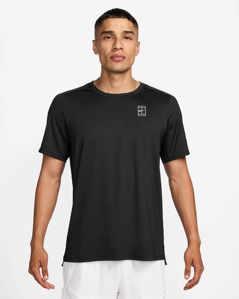 NIKE Men Graphic Print Regular Fit Crew-Neck T-Shirt