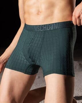 damensch Men Embroidered Trunks with Elasticated Waistband-picture-21