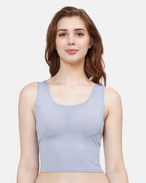 Padded Crop Top Slip Camisole-image-2