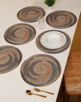 Set of 6 Crochet Round-Shaped Placemats