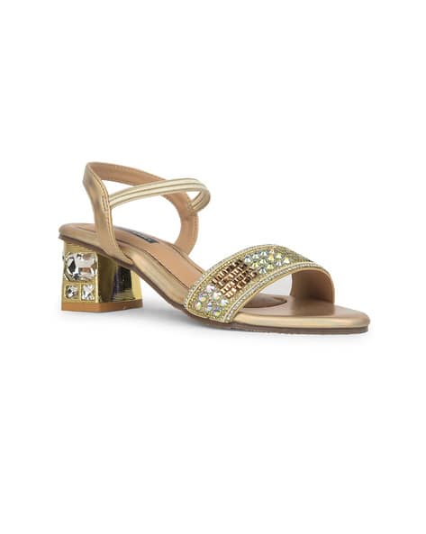 Bata Women Round-Toe Heeled Sandals with Slingback