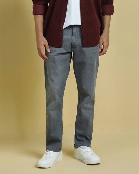 ALLEN SOLLY Men Slim Fit Jeans with Insert Pockets