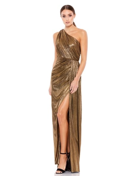 Buy Antique Gold Dresses for Women by Mac Duggal Online | Ajio.com
