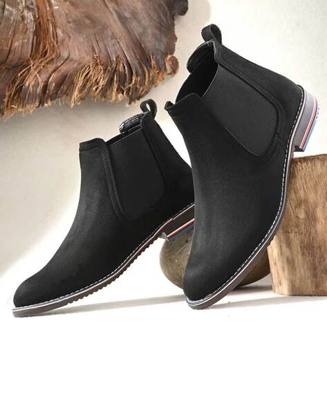 Men Chelsea Boots with Synthetic Upper