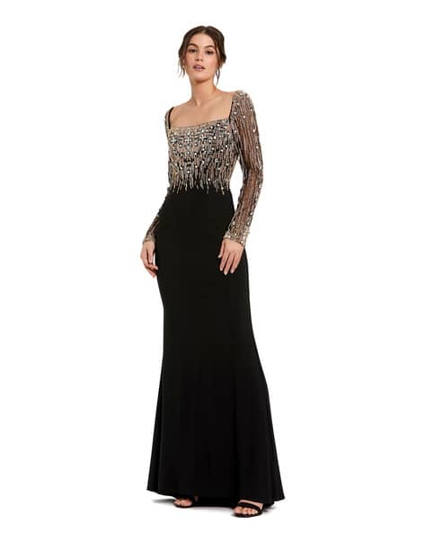 Buy Mac Duggal Women Embellished Gown Dress | Black Gold Color Women | AJIO LUXE Buy Mac Duggal Women Embellished Gown Dress | Black Gold Color Women | AJIO LUXE