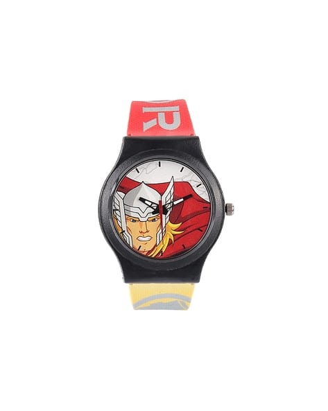 MARVEL Analogue Watch with Tang Buckle Closure