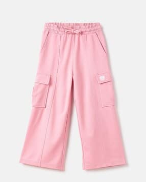 united colors of benetton Girl Relaxed Fit Flat-Front Trousers-picture-36