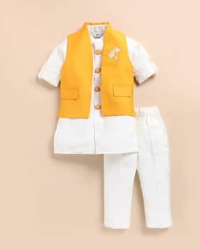 little collars Boys Suit Set-picture-47