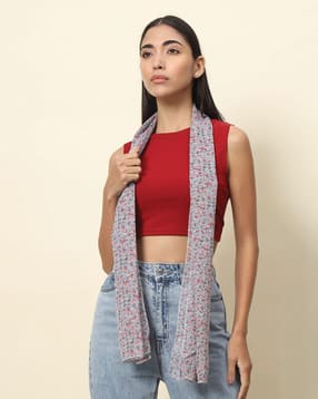 trend arrest Women Floral Print Scarf-picture-34