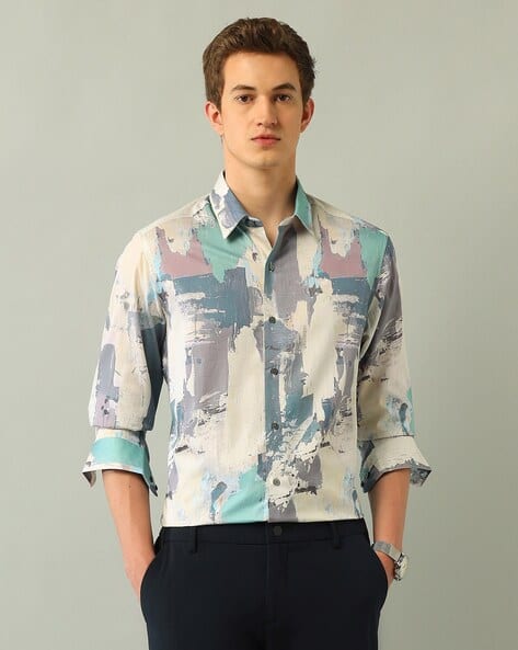 Buy grey Shirts for Men by Arrow Newyork Online | Ajio.com