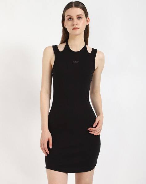 TOMMY HILFIGER Women Halter-Neck Bodycon Dress