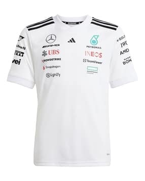 adidas kids Boys Typographic Print Relaxed Fit Crew-Neck T-Shirt-picture-26