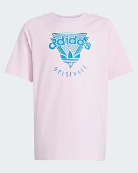 adidas kids Boys Brand Print Loose Fit Cotton Round-Neck T-Shirt-picture-19