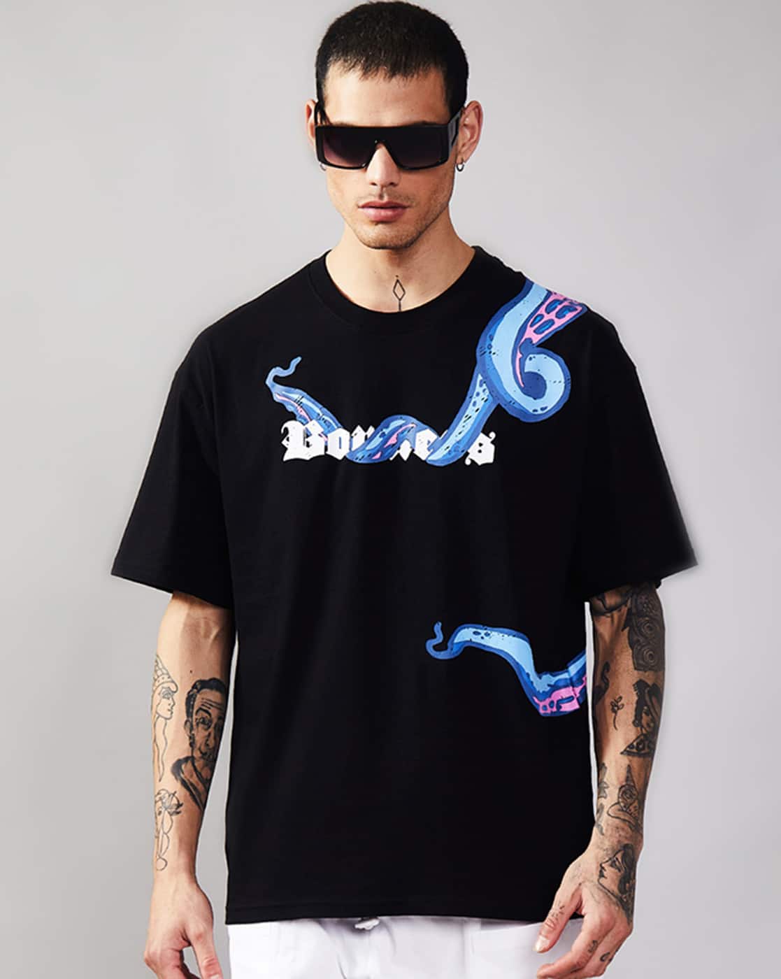 Buy Black Tshirts for Men by BONKERS CORNER Online | Ajio.com