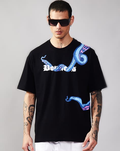 Buy Black Tshirts for Men by BONKERS CORNER Online