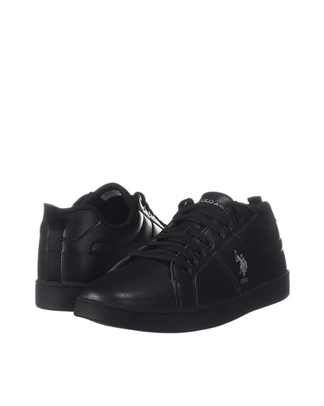 Men Logo Print Lace-Up Sneakers