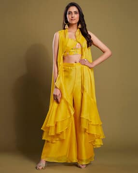 svaraa Women Embroidered 3-Piece Suit Set-picture-52