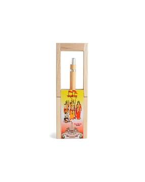dzinetrendz Teak Wood Pen Stand For Home Decor-picture-19