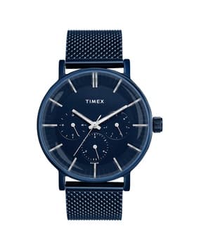 timex Men Blue Round Dial Analogue Watch - TWEG25704-picture-11