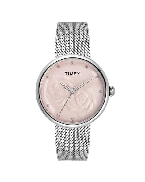 Timex Women Pink Round Dial Analogue Watch - TWEL19300