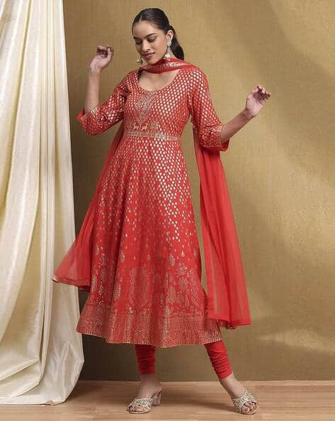 Buy Red Kurta Suit Sets for Women by Biba Online
