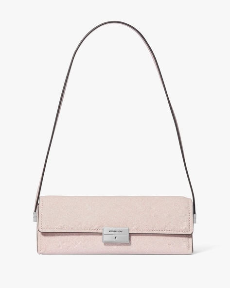 Buy Michael Kors Ludlow Small Convertible Pouchette | Pink Color