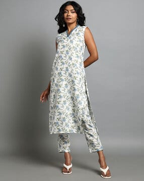 nyrika Women Floral Print Straight Kurta Set-picture-39