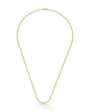 Unisex Yellow Gold Delicate Refinement Chain-image-35
