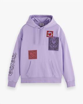 scotch & soda Men Burton Morris Floral Print Regular Fit Hoodie-picture-13
