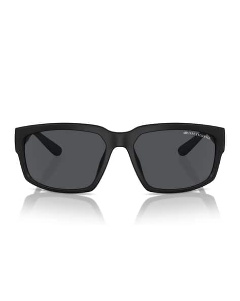 UV-Protected Rectangular Sunglasses-0AX4142SU