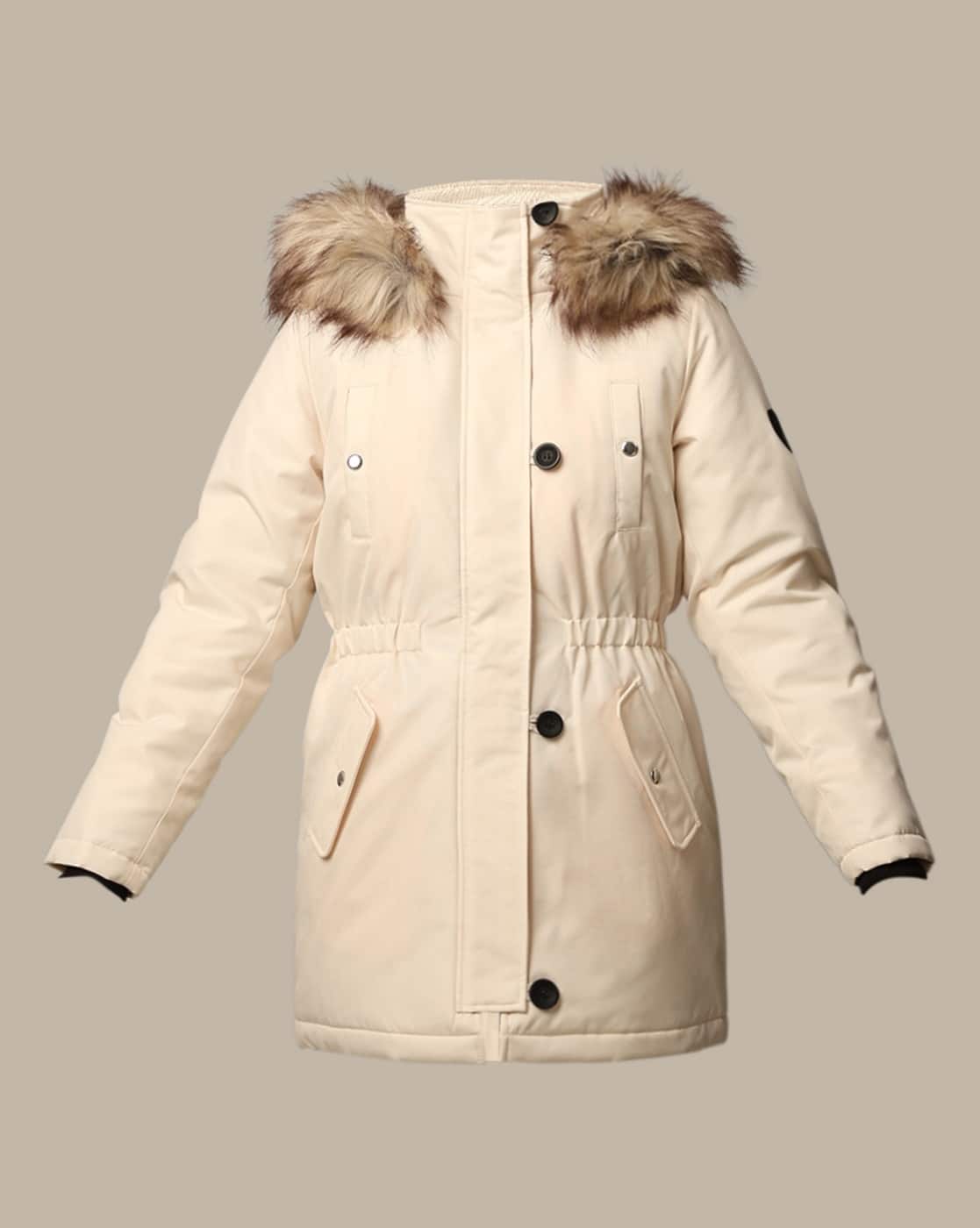 Buy Beige Jackets & Coats for Women by ONLY Online | Ajio.com