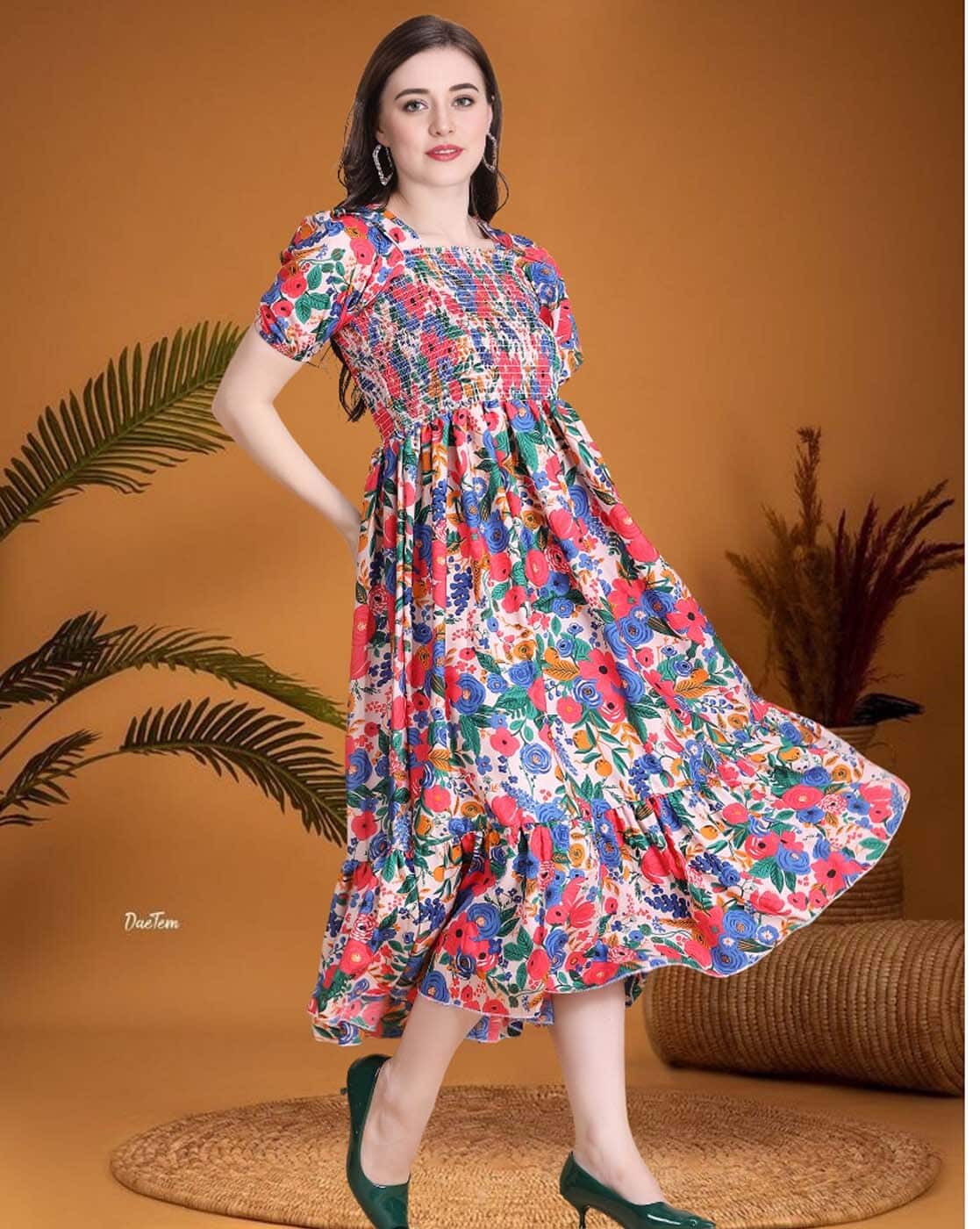Buy Multicoloured Dresses for Women by ptvize Online | Ajio.com