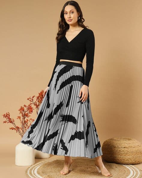 [auralee]新品PANAMA STRIPE PLEATED SKIRT auralee]新品PANAMA STRIPE PLEATED SKIRT