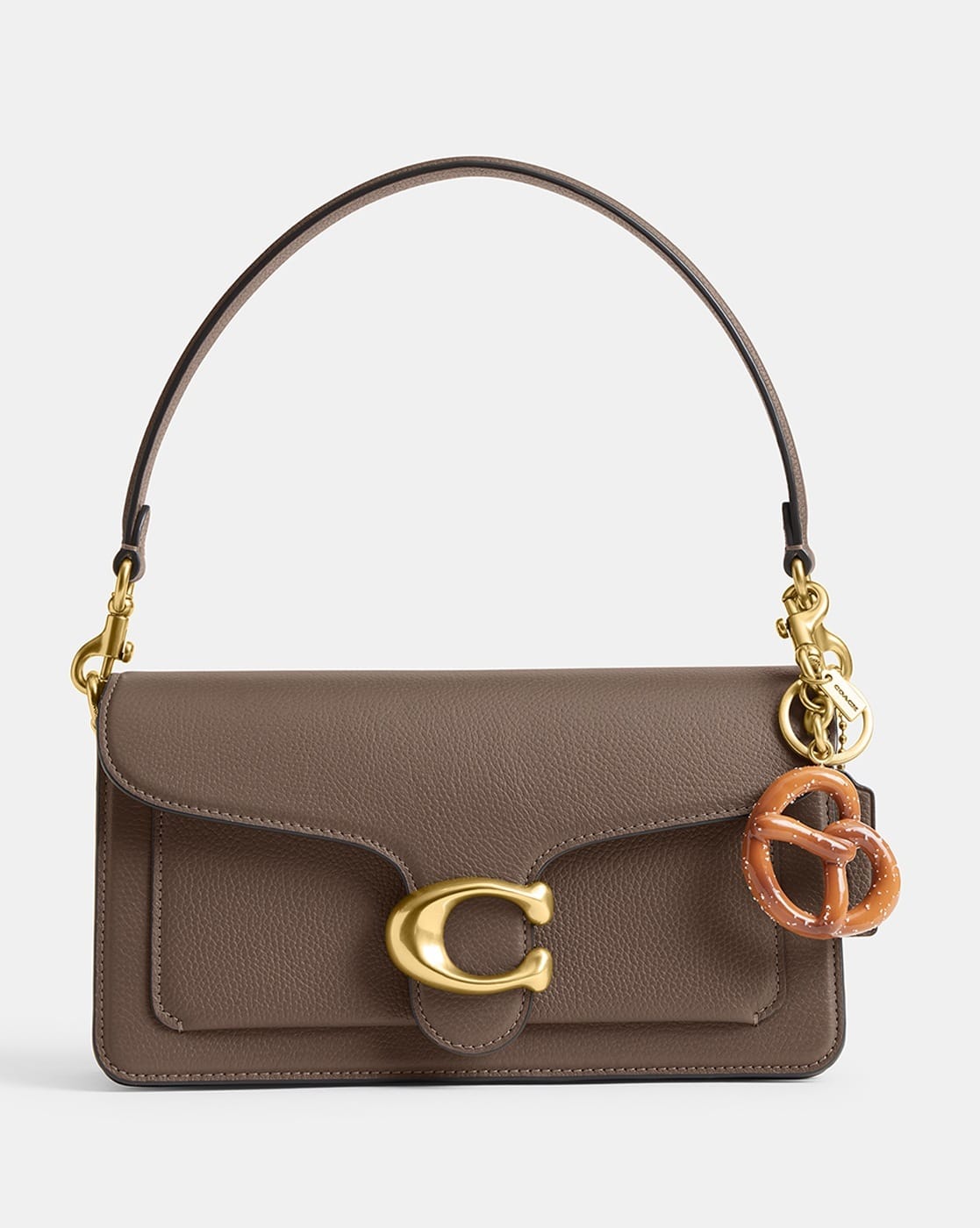 小物 COACH Small Pretzel Bag Charm Buy Coach Small Pretzel Bag Charm | Brown Color Women | AJIO LUXE